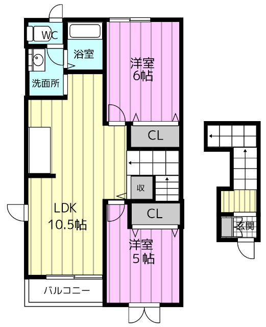 エテルノピーノの間取り