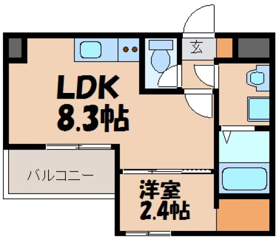 セブンプロート海田町栄町の間取り