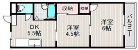 尼崎市立花町のマンションの間取り