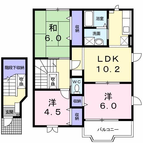 クレストールｉ　Ｂの間取り