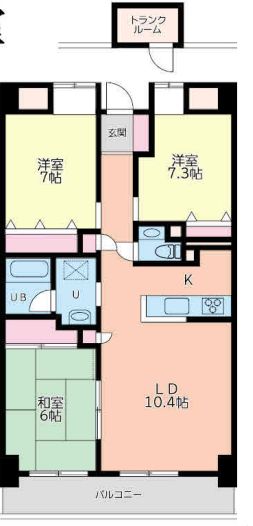 コルビュジェ藤沢の間取り