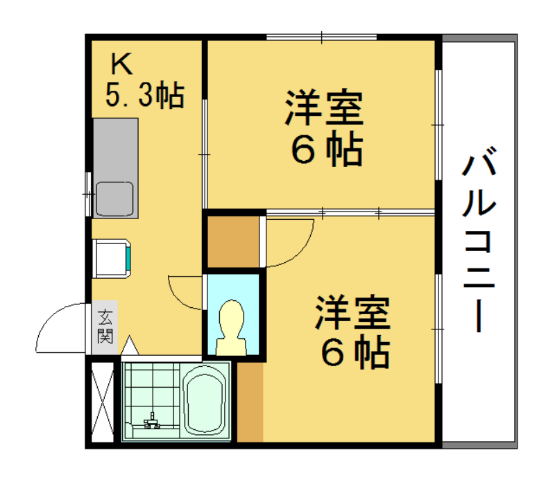 吉川ハイツの間取り