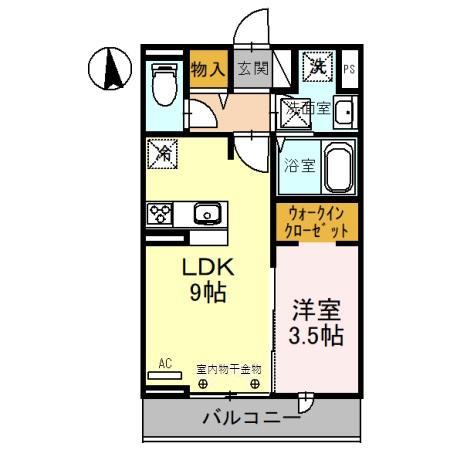 カーサ　コブリゾの間取り