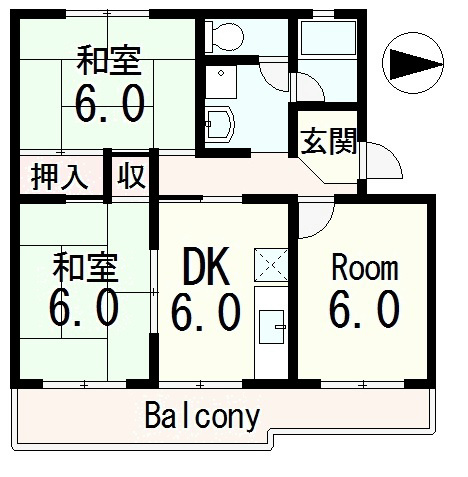 コンステラ・ベガ若葉台の間取り