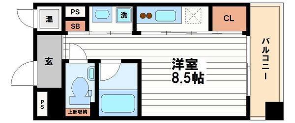 アーバンフラッツ瓦町の間取り