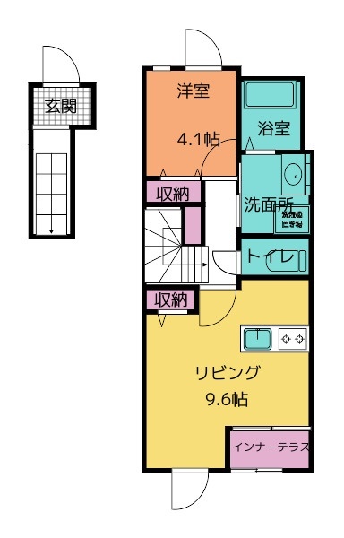 【アヴェニールＭ（ａｖｅｎｉｒ　Ｍ）の間取り】