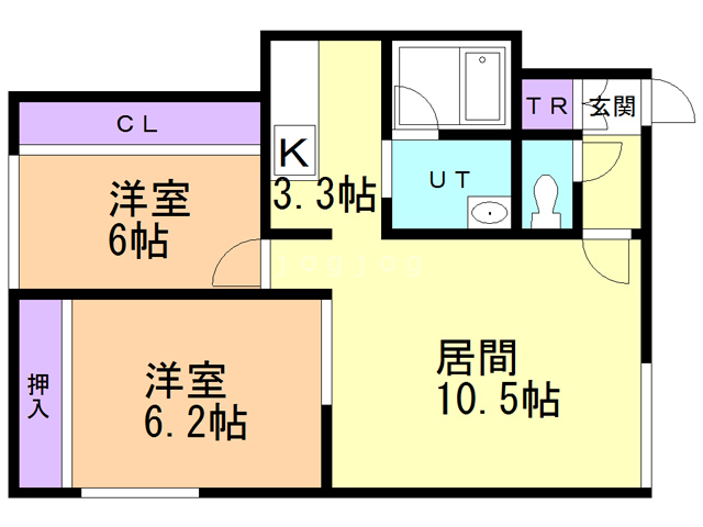 ルミエールI&Iの間取り