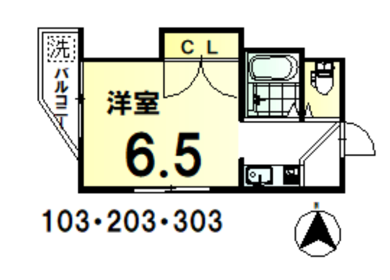 エスポワール亀岡の間取り