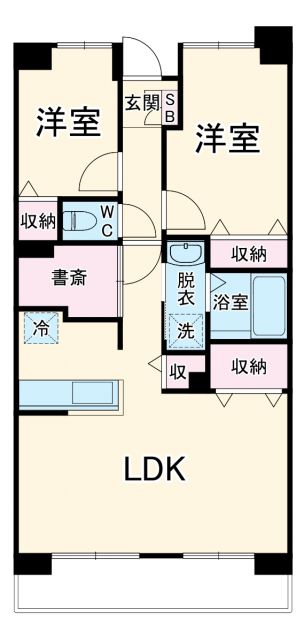 【コンフォート津田沼弐番館の間取り】