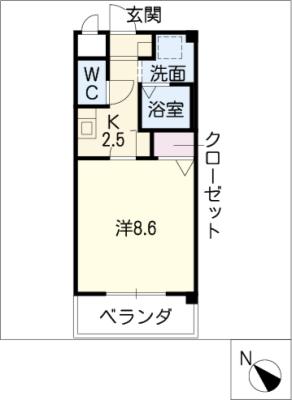 アビタシオン八事の間取り