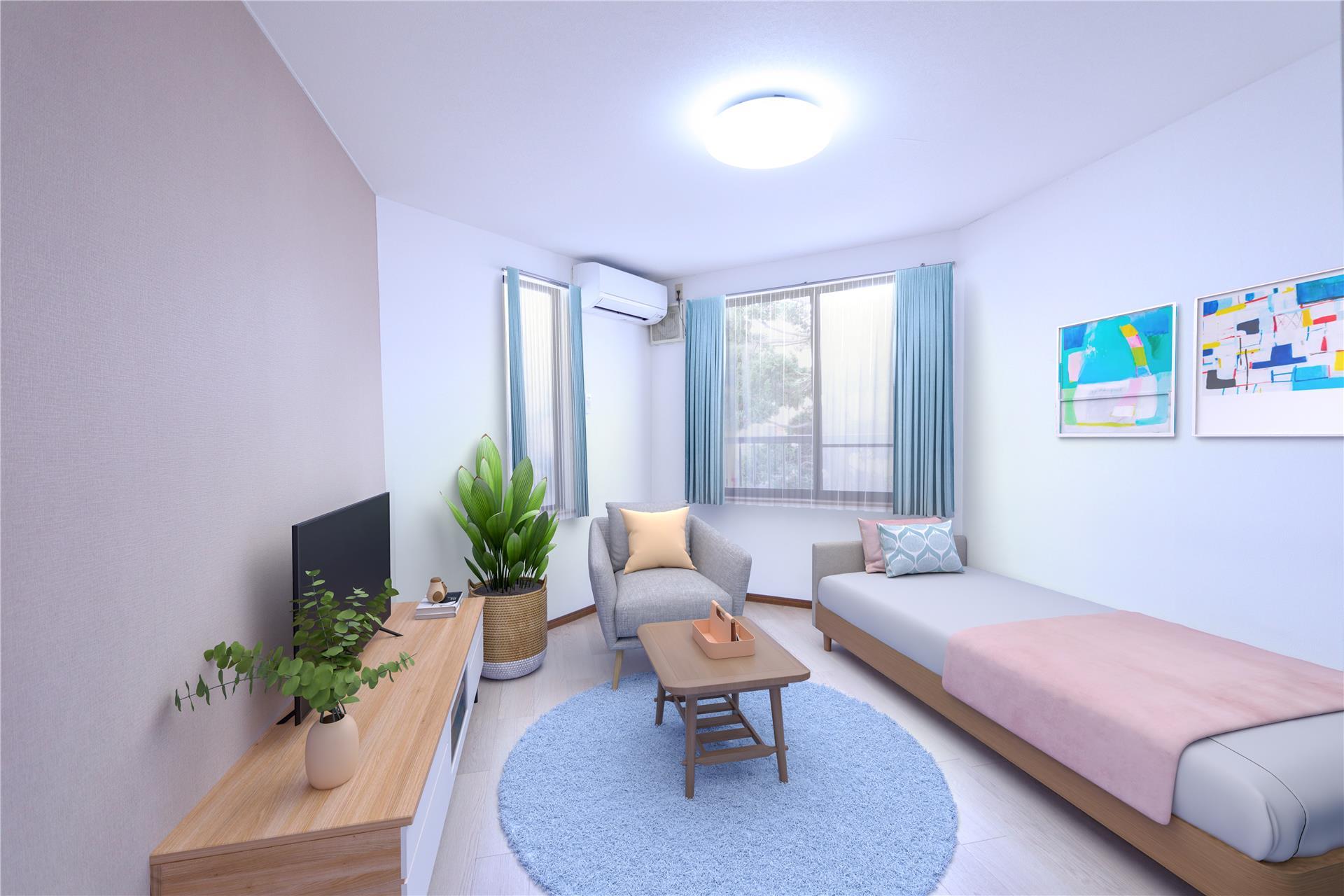 居室・リビング　家具家電はイメージです