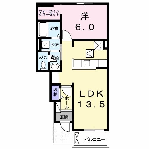 ヴィラ　フォーリストIIの間取り