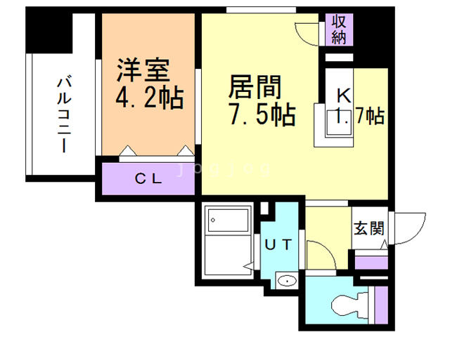 REGALO菊水二条の間取り