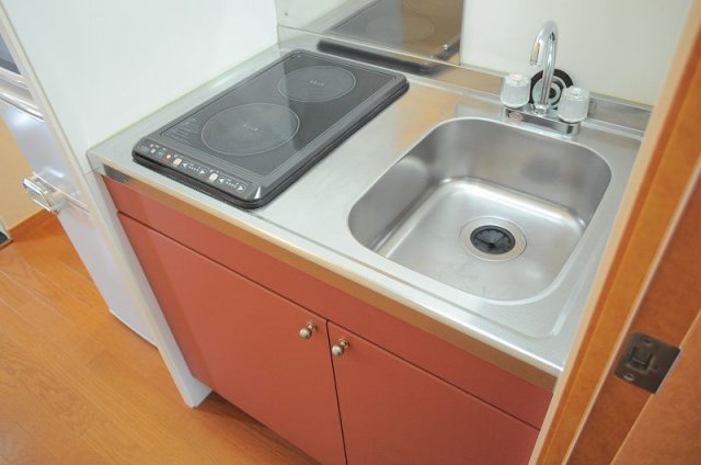 キッチン　２口電気コンロ