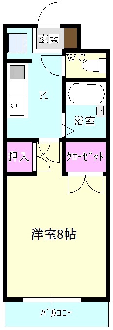 グランデ博多の間取り写真