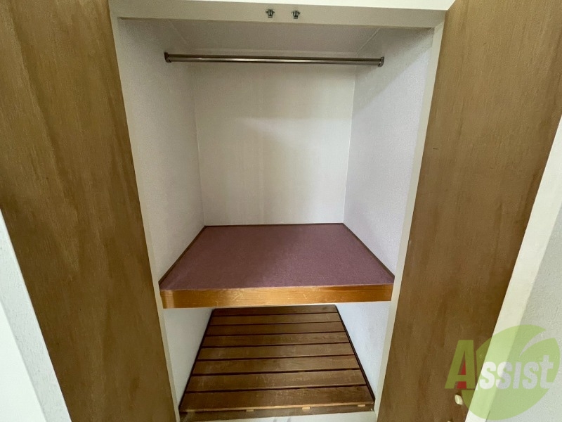 収納　収納もバッチリあるのでお部屋が片付きますよ！