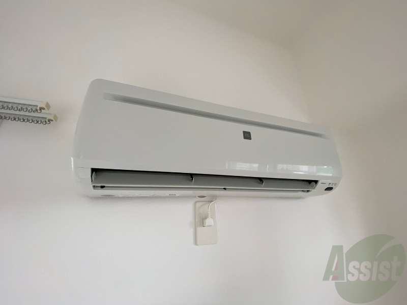 その他設備　エアコンが設置してありますので、寒暖対策もばっちり。