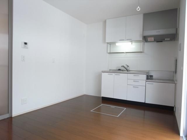 キッチン　２口ガスコンロ設置できます。