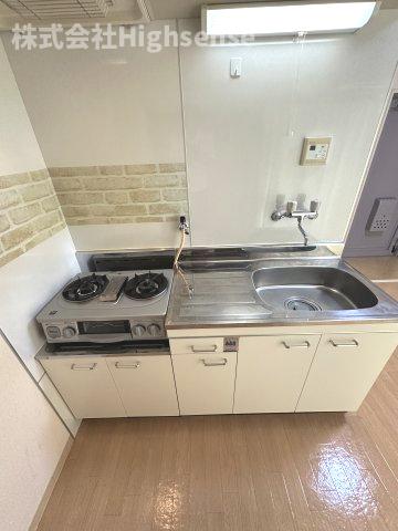 キッチン　コンパクトなキッチンで掃除もラクラク