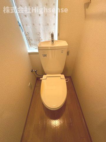 トイレ　ゆったりとした空間のトイレです