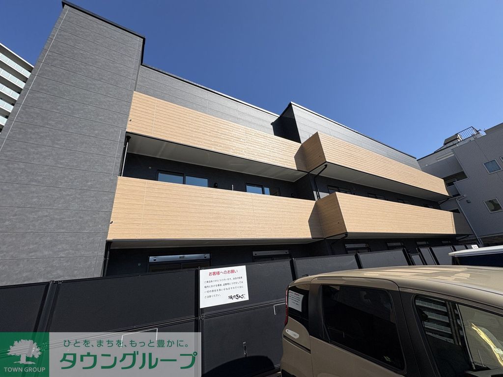 建物外観　建築中です