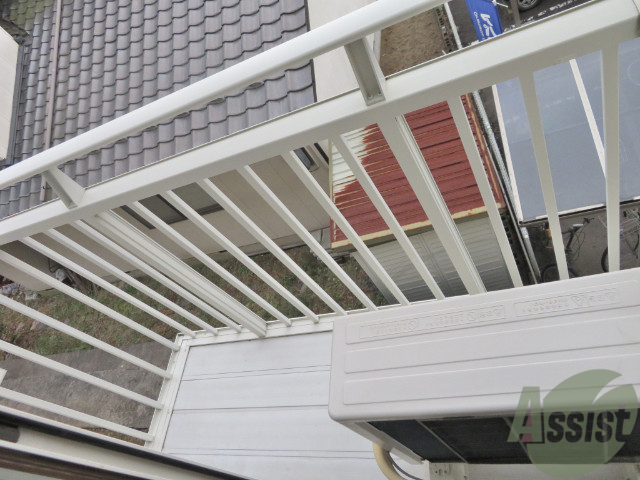 バルコニー　バルコニーが付いてるので晴れた日は洗濯物が干せますね