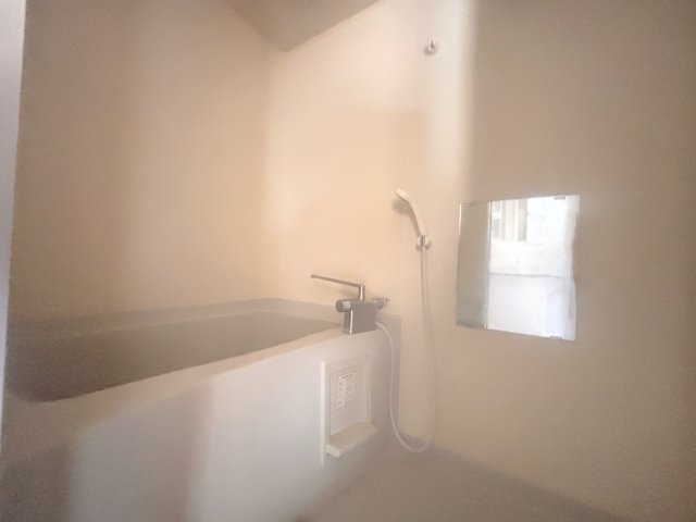 バス・シャワールーム　鏡付きお風呂場です