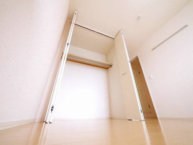 収納　たっぷりとした収納スペースです