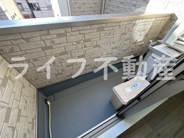 バルコニー　バルコニーがあります