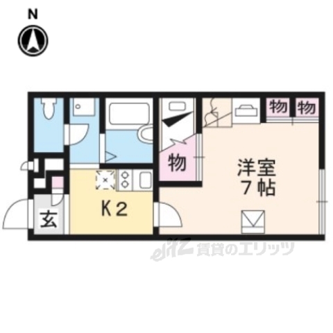 レオパレスジョイ大井の間取り写真