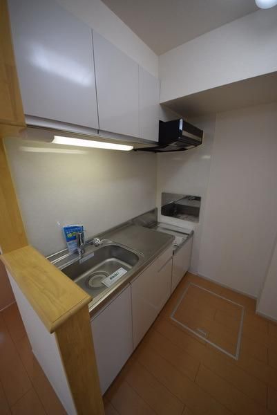 キッチン　ガスコンロ設置可