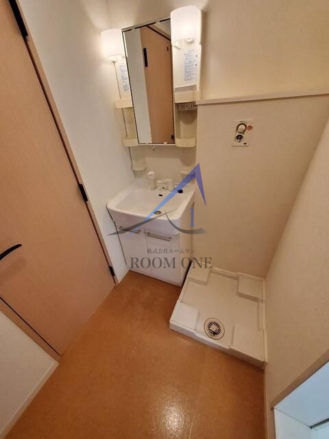 洗面設備　洗面台です。