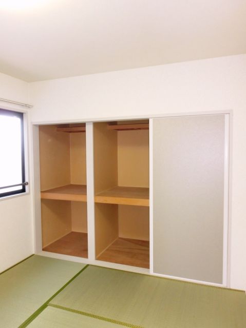 収納　大容量の収納スペース。