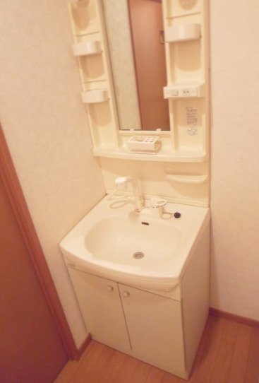 洗面設備　広い洗面スペース