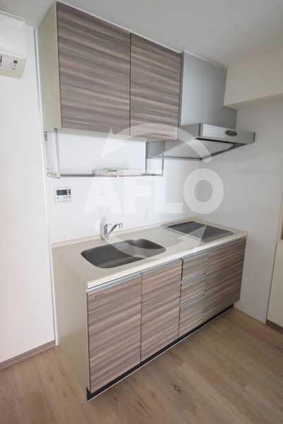 キッチン　ボーベル南船場　IH二口システムキッチン