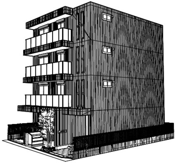 建物外観　外観イメージパース