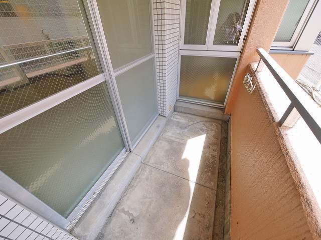 バルコニー　広々としたバルコニーです