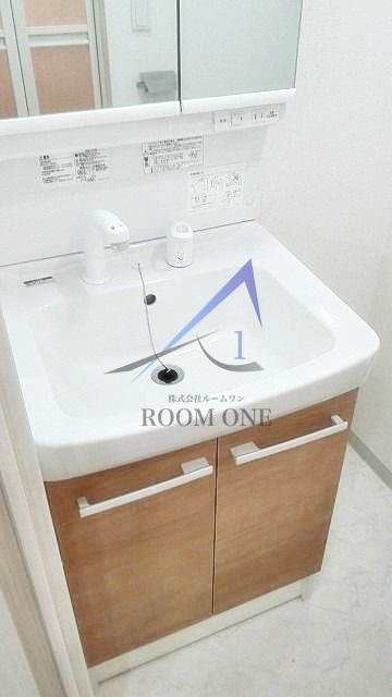 洗面設備　洗面台です。