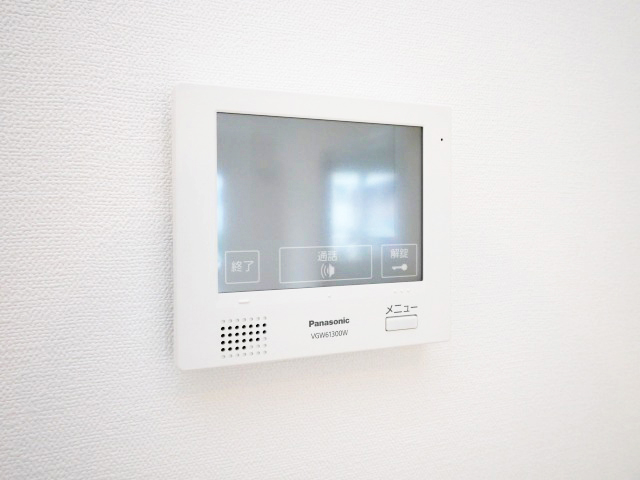 セキュリティ　モニター付きインターホンです♪