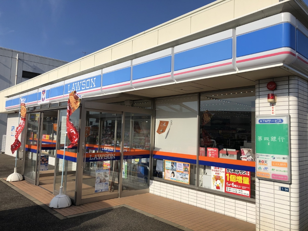 コンビニ　ローソン長岡蓮潟店（コンビニ）まで75m