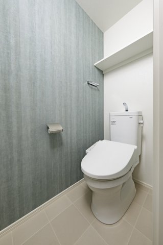 トイレ　清潔感のあるトイレです。