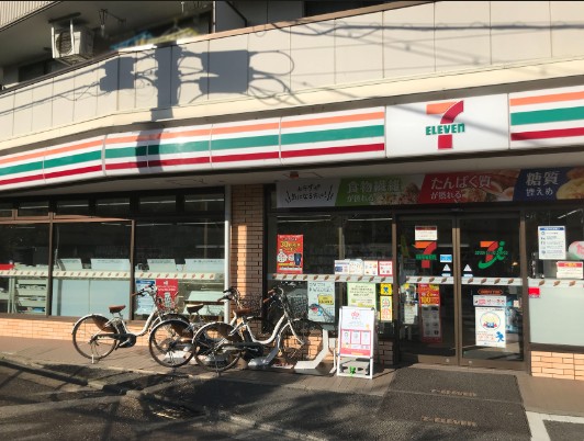 コンビニ　セブンイレブン川崎宮内1丁目店（コンビニ）まで522m