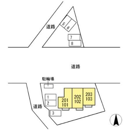 駐車場　敷地内駐車場です。