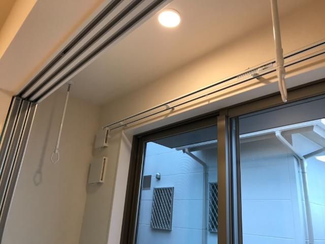 その他設備　室内物干し
