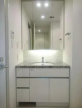 洗面設備　※別部屋の参考写真です。