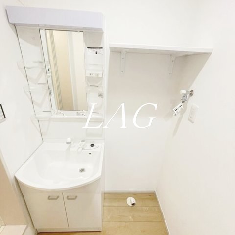洗面設備　洗面台です。