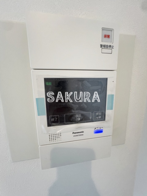 セキュリティ　安心のモニター付きインターホンです♪