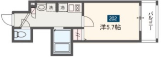 MELDIA二和向台の間取り写真