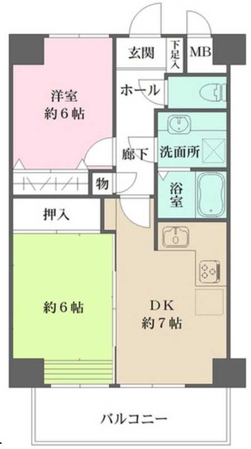 コスモ横浜東口の間取り写真
