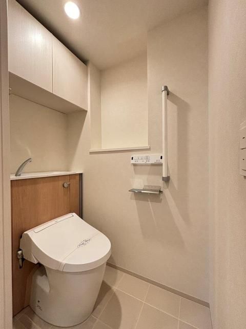 トイレ　ゆったりとした空間のトイレです